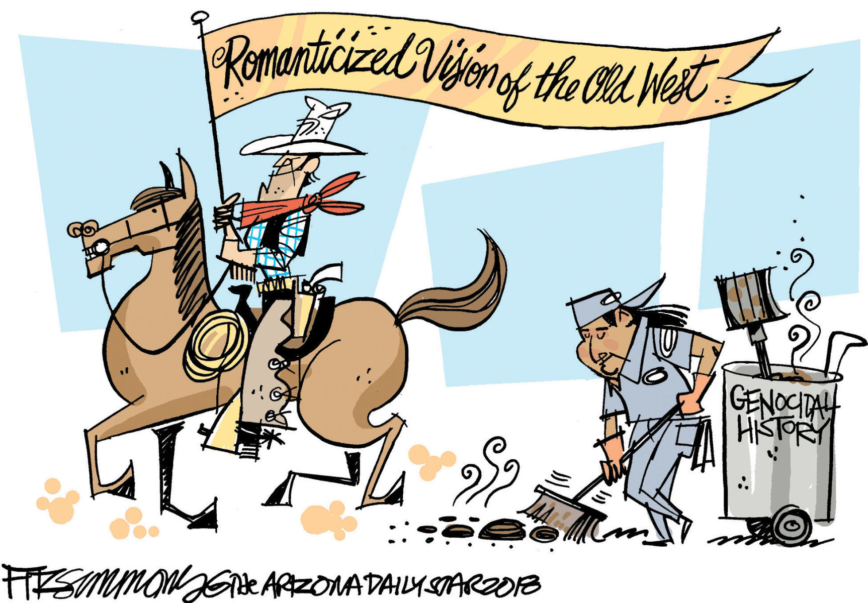 Daily Fitz Cartoon: Old West
